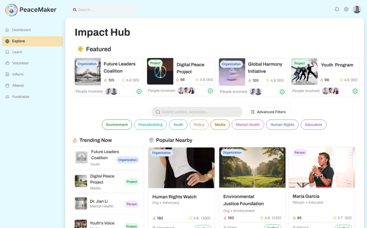 🌍 Impact Explorer